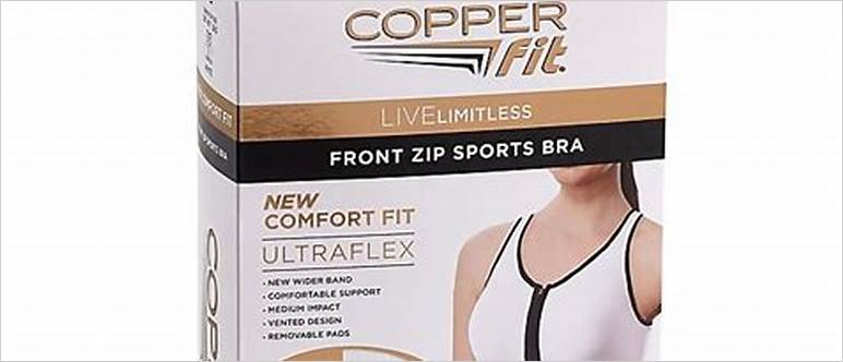 Copper fit bra